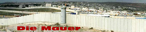 Die Mauer in Israel